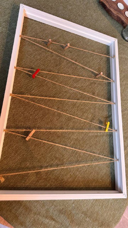 Рамка с прищепками для фотографий