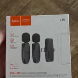 Петличный микрофон Hoco L15, 2 микрофона 2