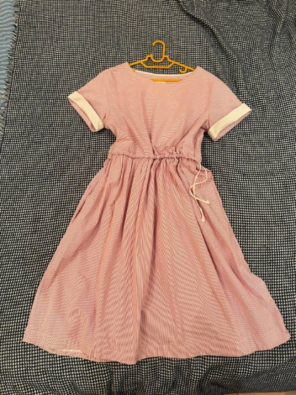 Платье розовое уста к устам хлопок 100% M-XL