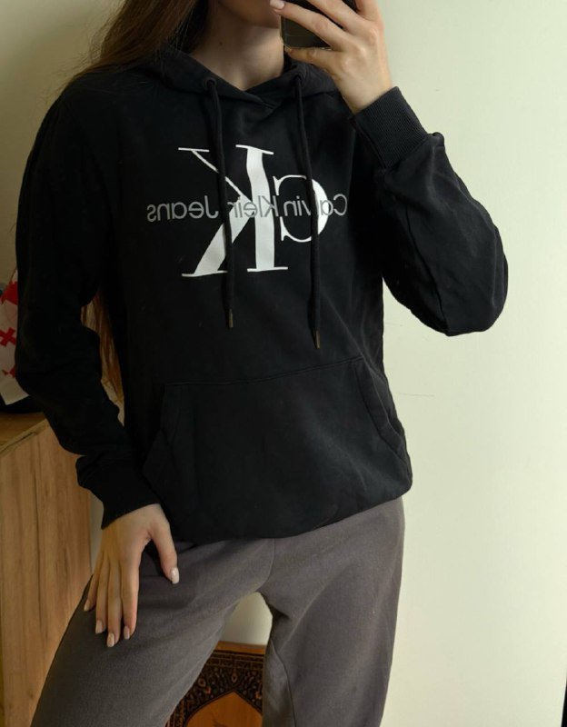 Оригинальный женский худи Calvin Klein, размер S