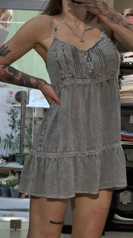 Платье сарафан хлопковое летнее babydoll С/М 5