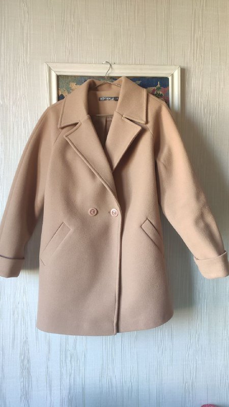Пальто женское размер 44 40% шерсти