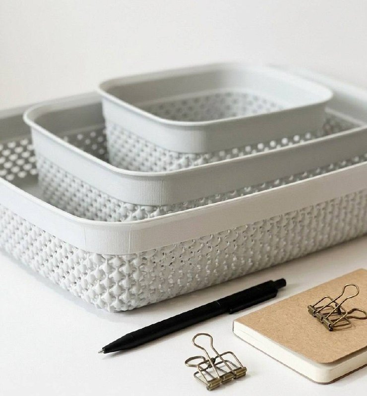 Набор пластиковых корзин