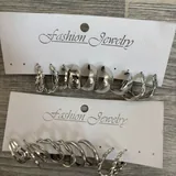 Сережки серебро 925, наборы сережек 2