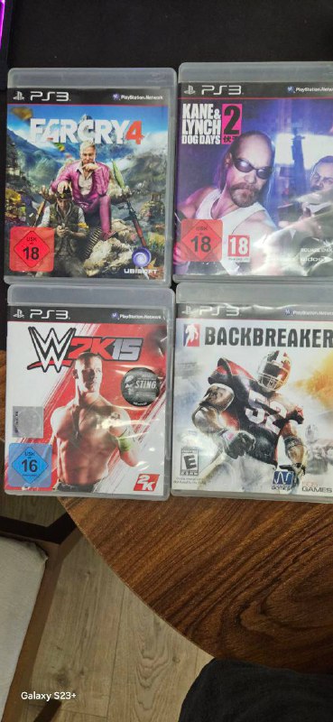 PS4 500GB with 2 controllers and games, PS3 250GB with games 5