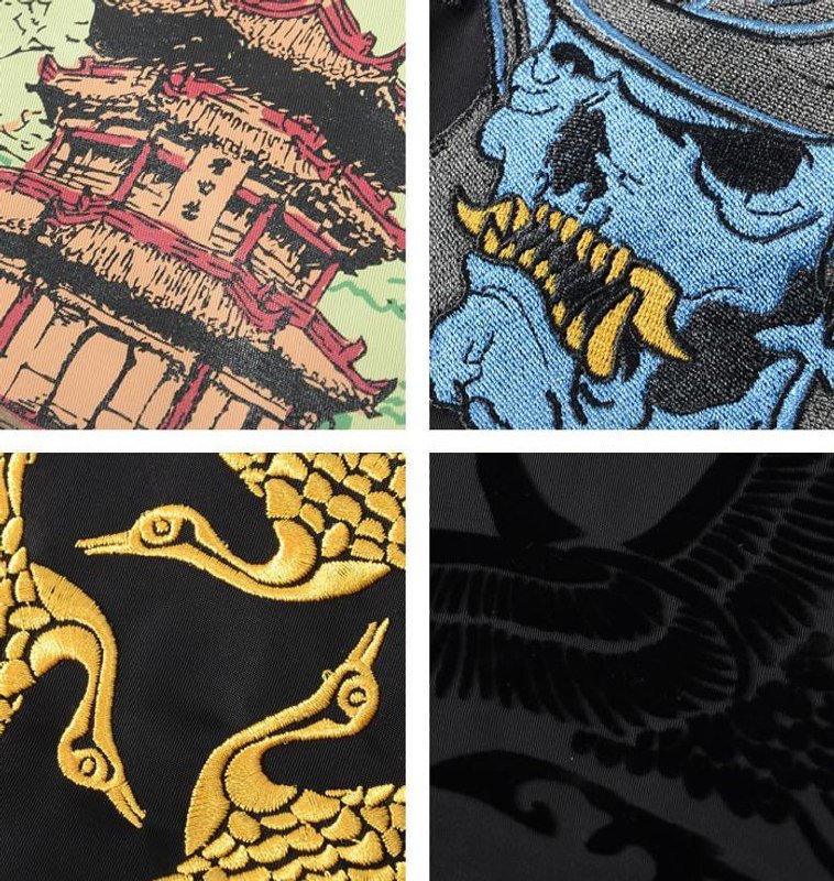 Куртка-бомбер The Reason Katana с вышивкой 8