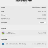 MacBook Pro 14 M1 3