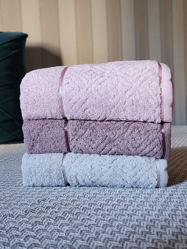 3 полотенца 50×90 Turkish cotton