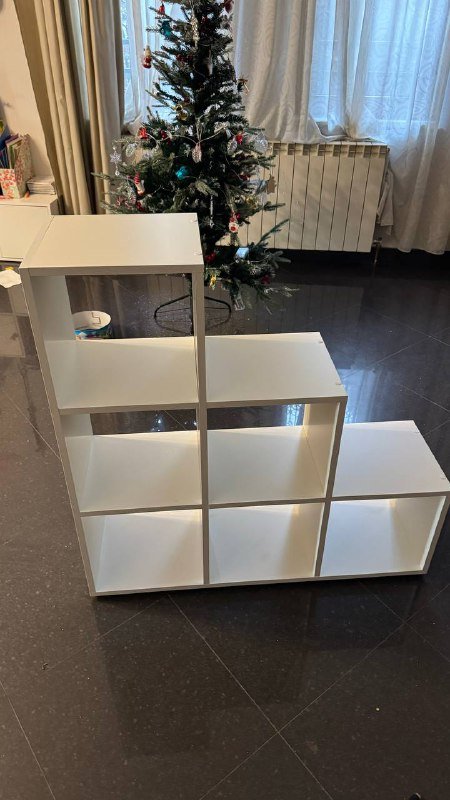 Стеллаж белый новый 2