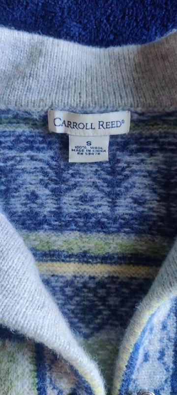 Винтажный шерстяной кардиган 90-х годов от Carroll Reed 2