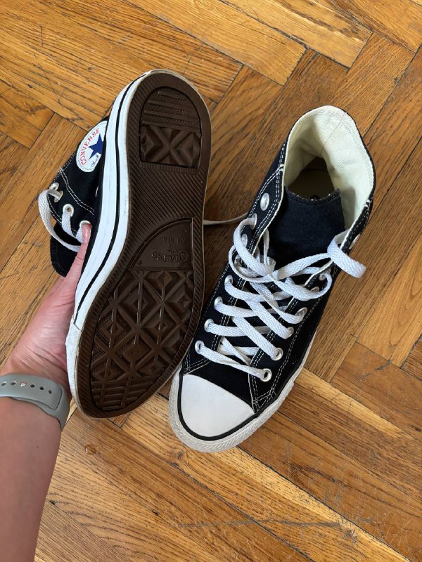 кеды converse, кожаная сумка ручной работы 2 шт 3