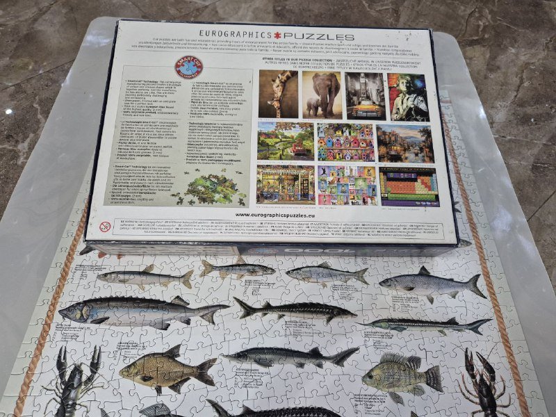 Пазл Eurographics Freshwater fish 1000 элементов 2