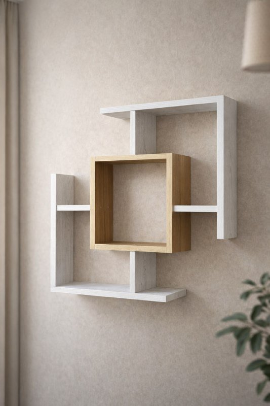 Декоративная полка в двух цветах