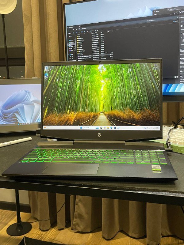 Ноутбук HP Pavilion i5 10300h GTX 1650ti 16GB 1TB SSD