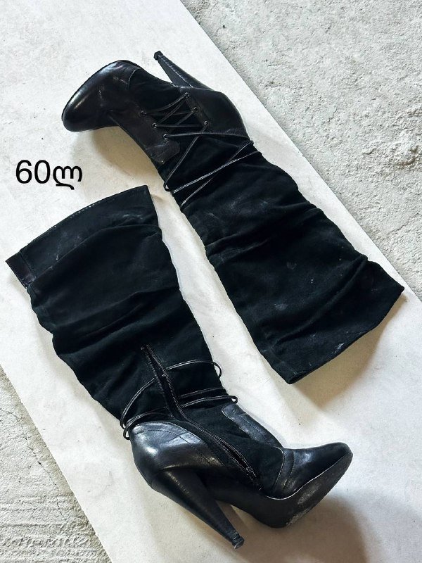 сапоги 37/38 размер бархат кожа замш 2