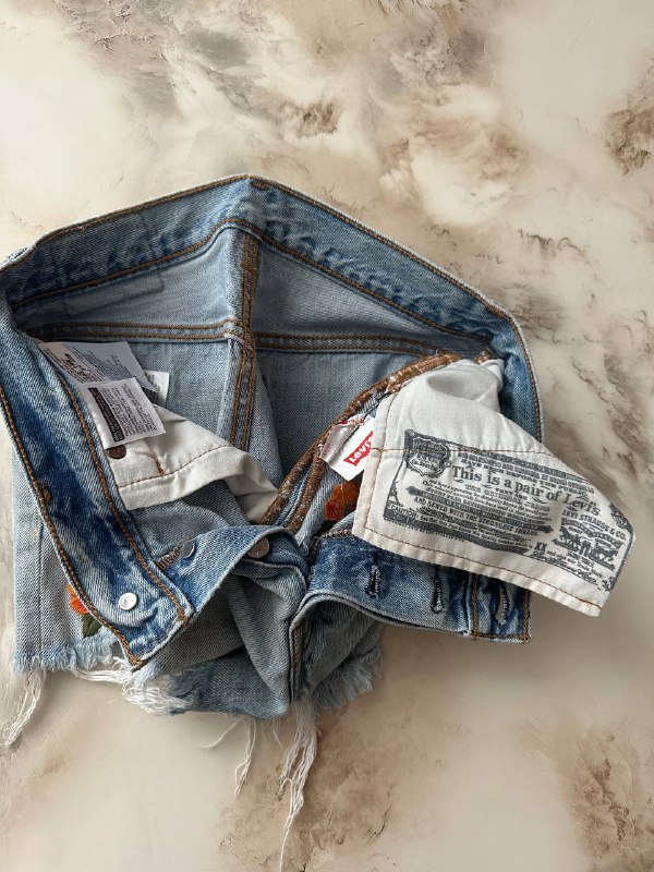 Шорты джинсовые Levi's Premium женские новые 4