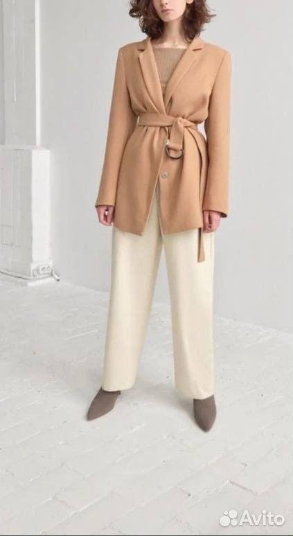 Oversize-жакет USHATÁVA карамельно-верблюжий 6