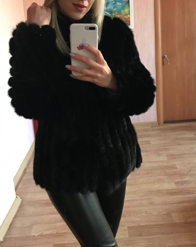 норка полушубок размер 42-44