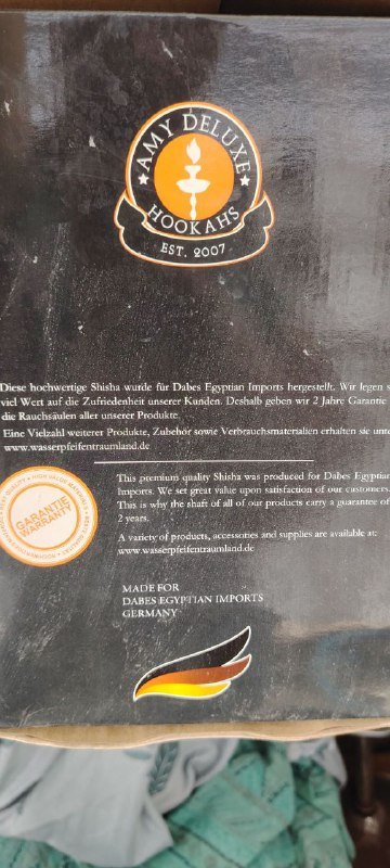 Профессиональный немецкий кальян, табак, угли 2