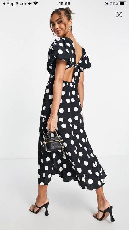 Платье в крупный горох Miss Selfridge UK 16 4