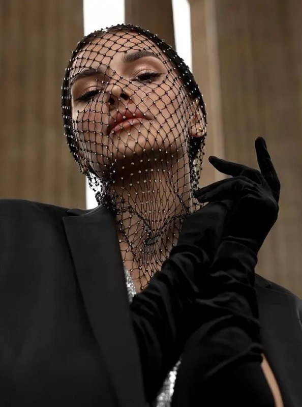 Сетка эластичная с камушками для фотосессий и мастеров 3