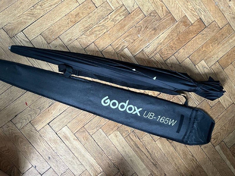 Godox Gemini GS200II, стойки для света, зонт Godox 165 см, диффузор 3