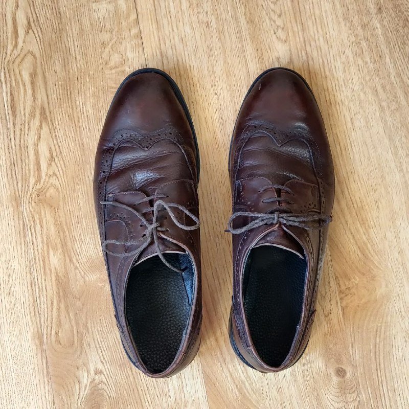 Туфли броги после ремонта подошвы размер 42 3
