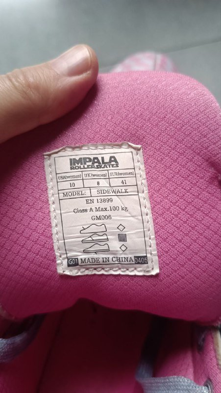 Роликовые коньки размер 39-40 6