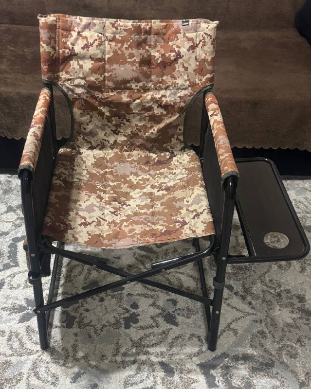 Складное туристическое кресло с подстаканником
