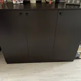 Комод из ЛДСП темный 1