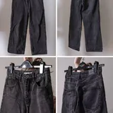 Вельветовые брюки Uniqlo, черные джинсы befree, зимний пуховик 2