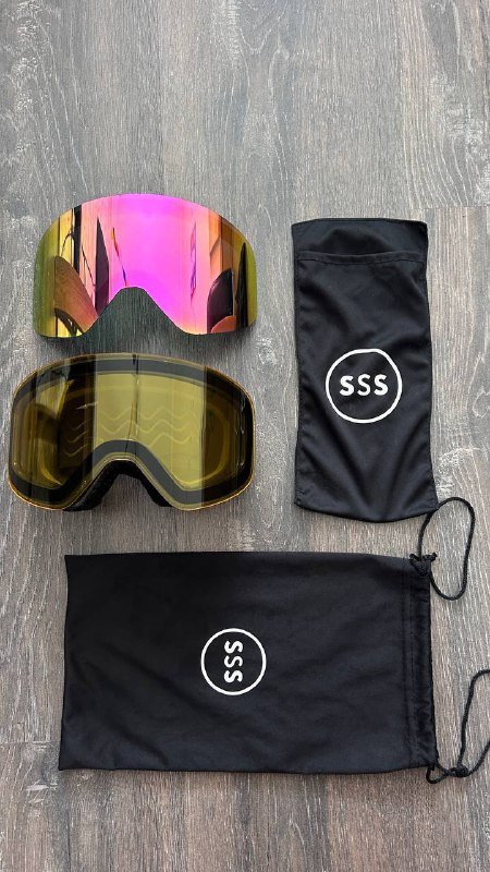 Горнолыжная маска с магнитными линзами