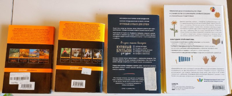 Книги: Летнее утро, летняя ночь, Джейн Эйр, Куриный бульон для души, Монтессори для малышей 2