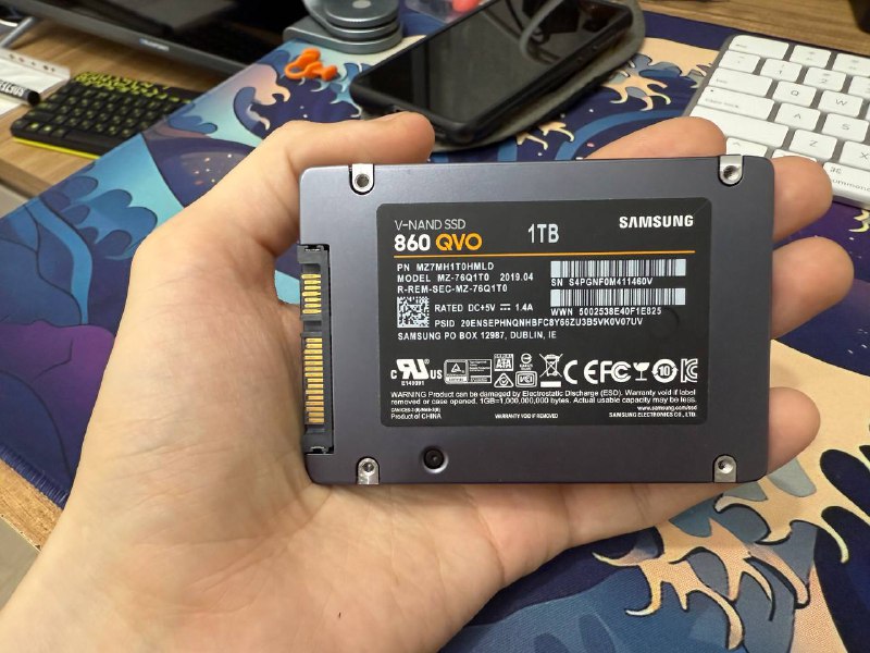 SSD Samsung 860 QVO 1TB 2