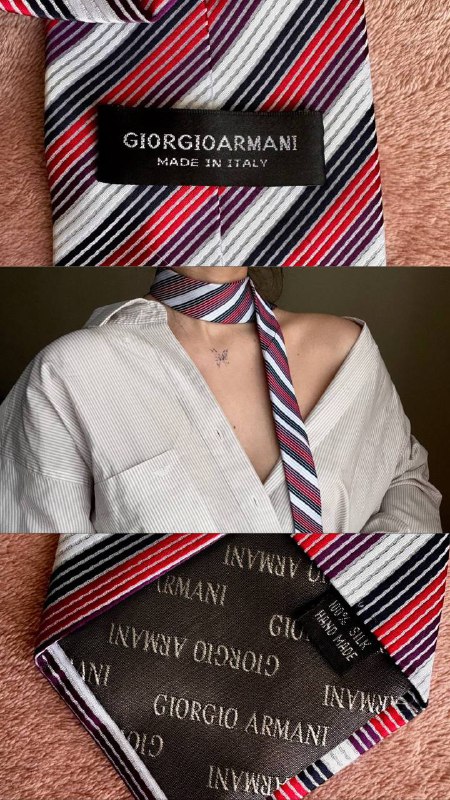 Футболка DKNY, Футболка Karl Kani, Футболка с принтом BRATZ, Топ Iets Frans, Топ Pinko, Безрукавка Burberry Golf, Винтажное поло Ralph lauren, Галстук Giorgio Armani 8