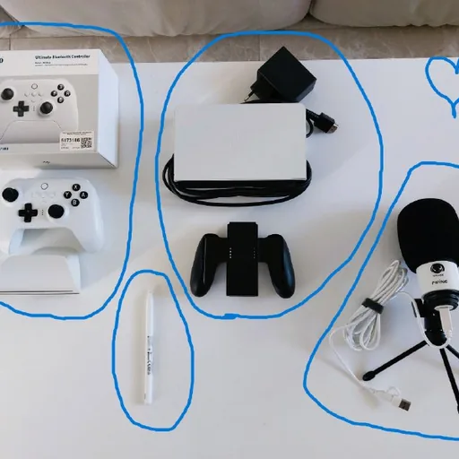 8BitDo Gamepad, Fifine USB Microphone, Redmi Stylus, Nintendo Switch Accessories