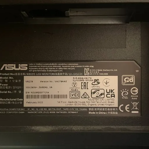 Игровой ПК и монитор ASUS 27”