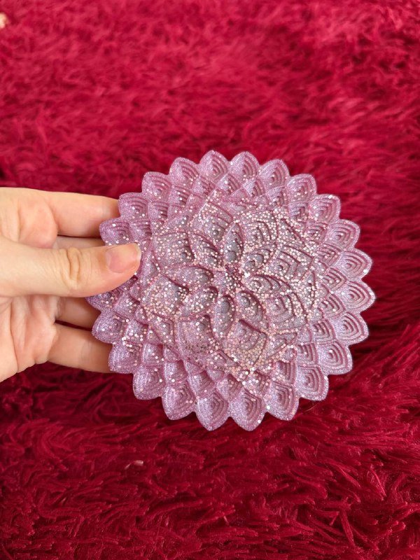 Подставка под чашку из эпоксидки ручная работа