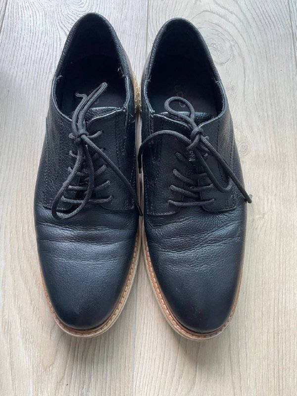 Мужские кожаные туфли ALDO черные 42 размер 2