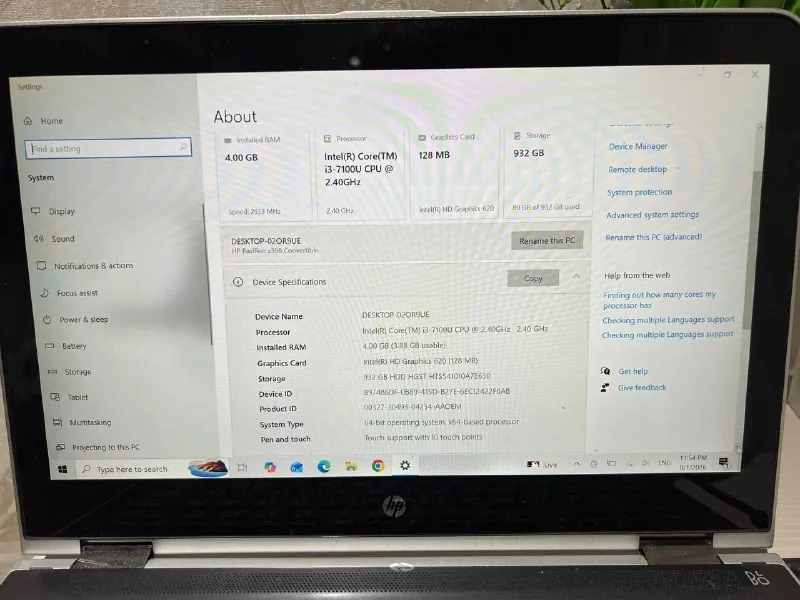 HP laptop