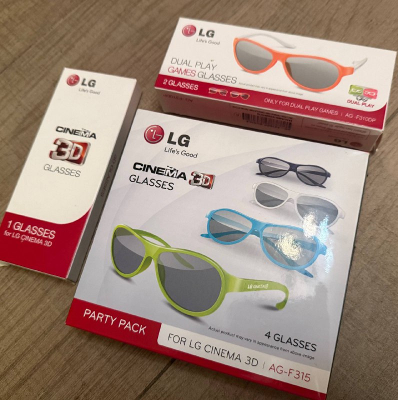 3D очки для телевизоров LG