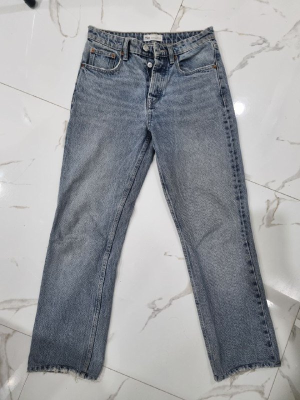 Джинсы прямого кроя ZARA, размер 34