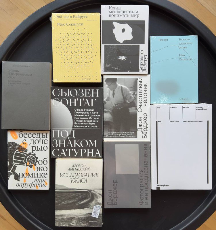 Книги Сьюзен Сонтаг, Липавский, Берджер и др.