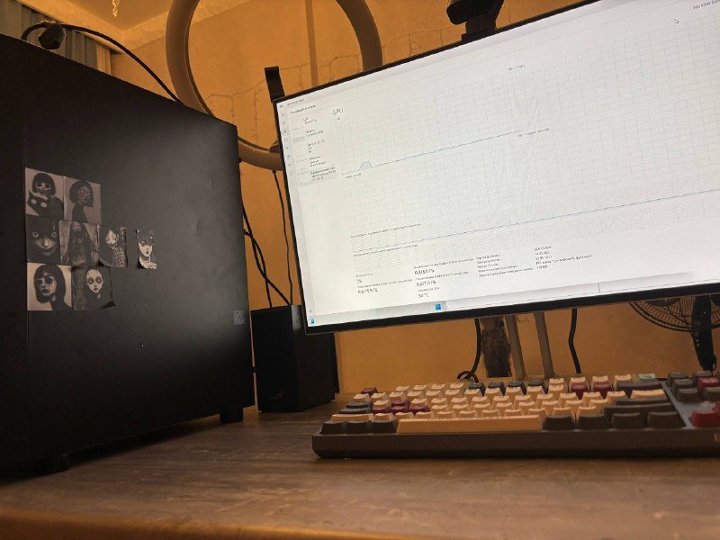 Игровой компьютер Intel i5-12400F, RTX 3050, 16GB RAM, SSD, монитор, клавиатура, мышь