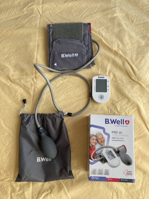 Полуавтоматический тонометр B.Well PRO-30