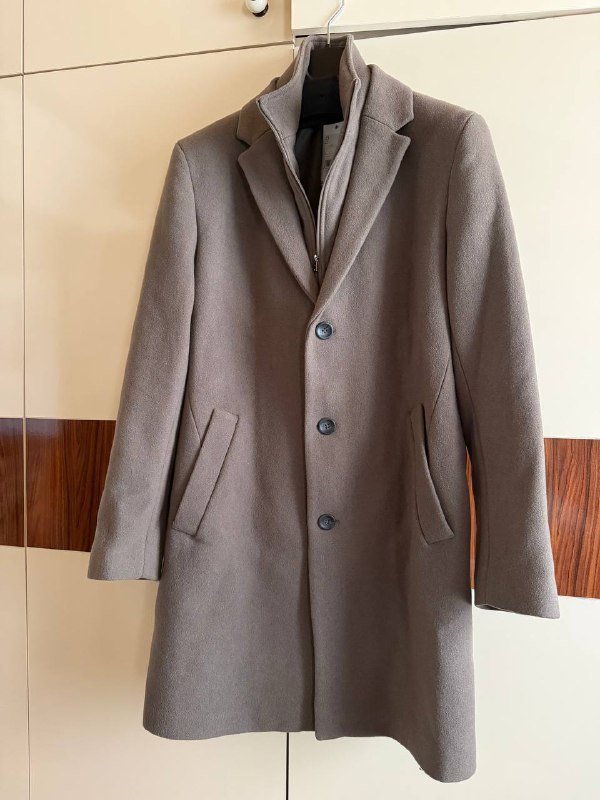 Шерстяное пальто Mango размер L 3