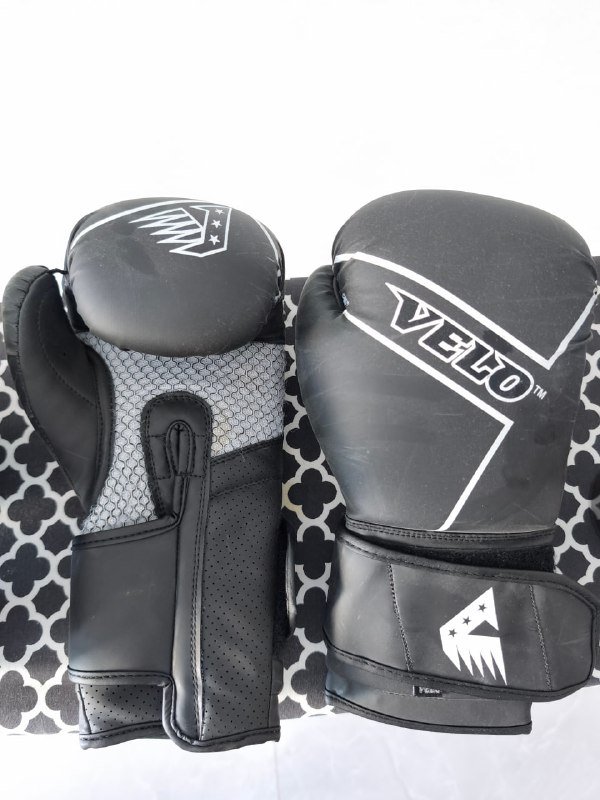 Комплект боксерской экипировки шлем, перчатки, бинты, борцовки 6