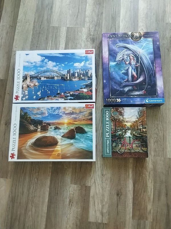 Пазлы, наборы по 1000 элементов