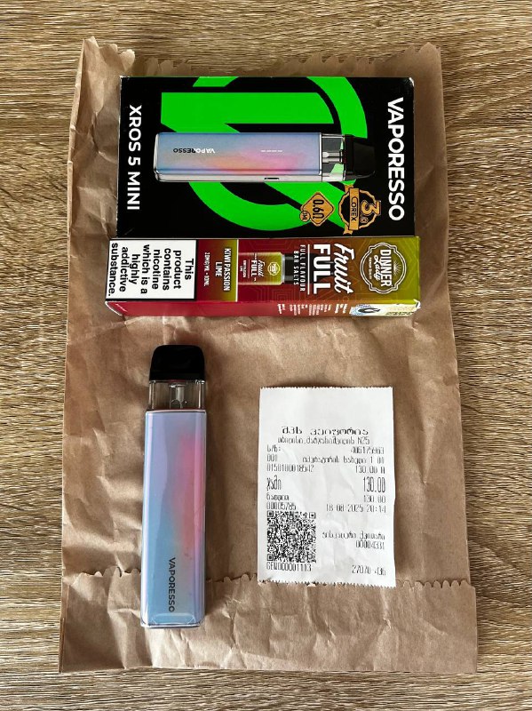 Под-устройство Vaporesso и жидкость