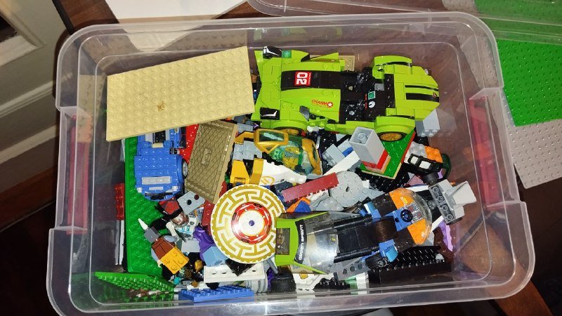 Лего большой набор с 2 пластинами 2